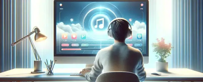 IFQ member listening to downloads